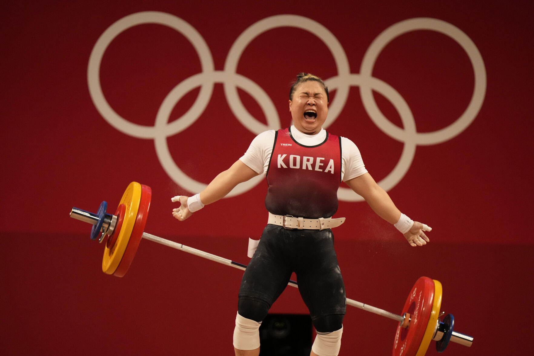 APTOPIX Tokyo Olympics Weightlifting